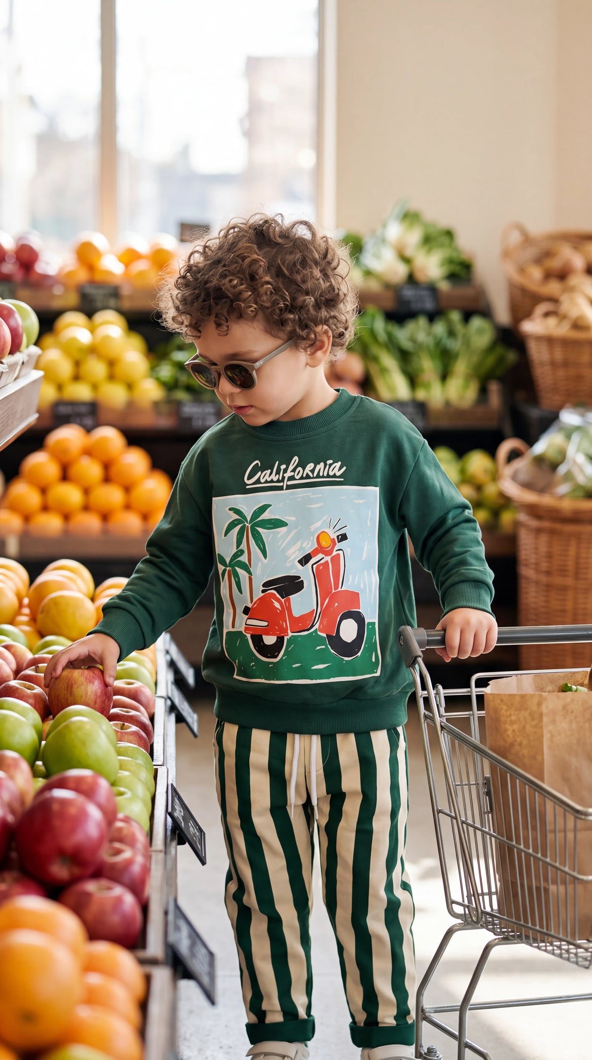 California Vespa Çocuk 2’li Sweatshirt Takım