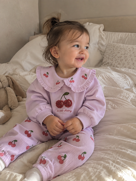 Sweet Cherry Kız Bebek 2 Parça Takım