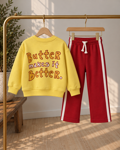 Butter Çocuk Sweat Takım