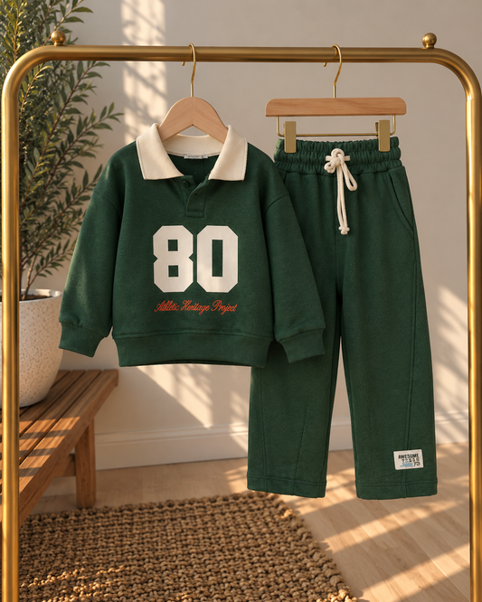 Forest 80 Çocuk Polo Yaka 2'li Takım