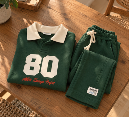 Forest 80 Çocuk Polo Yaka 2'li Takım