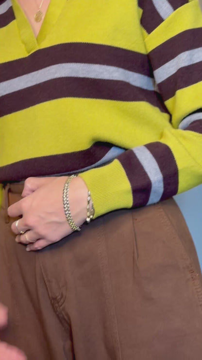 Kadın Kahverengi Vintage Gabardin Pantolon